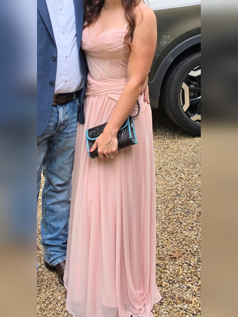 Elegant Blush Pink Prom Dress Gown